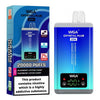 WGA Crystal Plus 20000 Pre Filled 2 in 1 Vape Pod Kit, Raspberry Cotton Candy, Bluebery Coton Candy Flavor